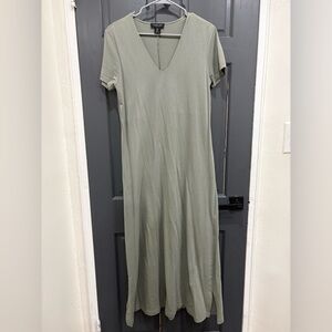Rachel Zoe Sage Green V-Neck Maxi Dress